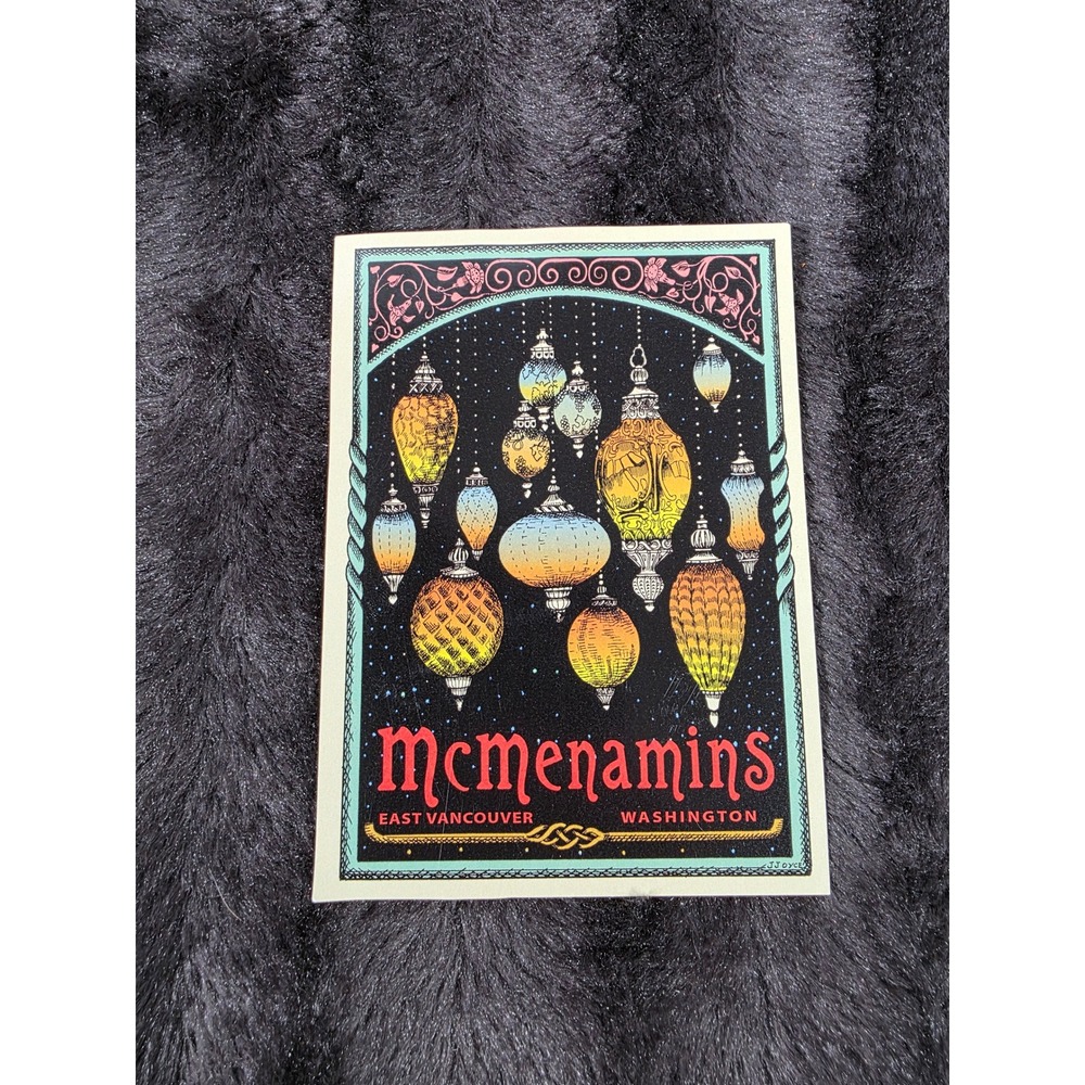 McMenamins East Vancouver Washington Lantern Art Sticker JJ Joyce PNW Brewery